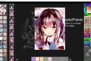 AI一键自动上色：Style2Paints 官方中文版★从此只看全彩本！[神奇工具/3.7G]